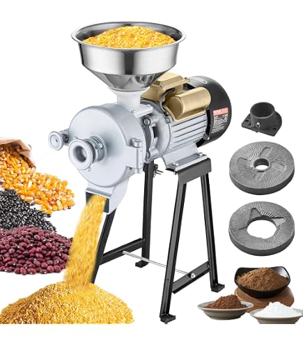 2-Pack Milling Sheets For 3000W 110V Electric Grain Mill – Steel Grinding Plates 150mm