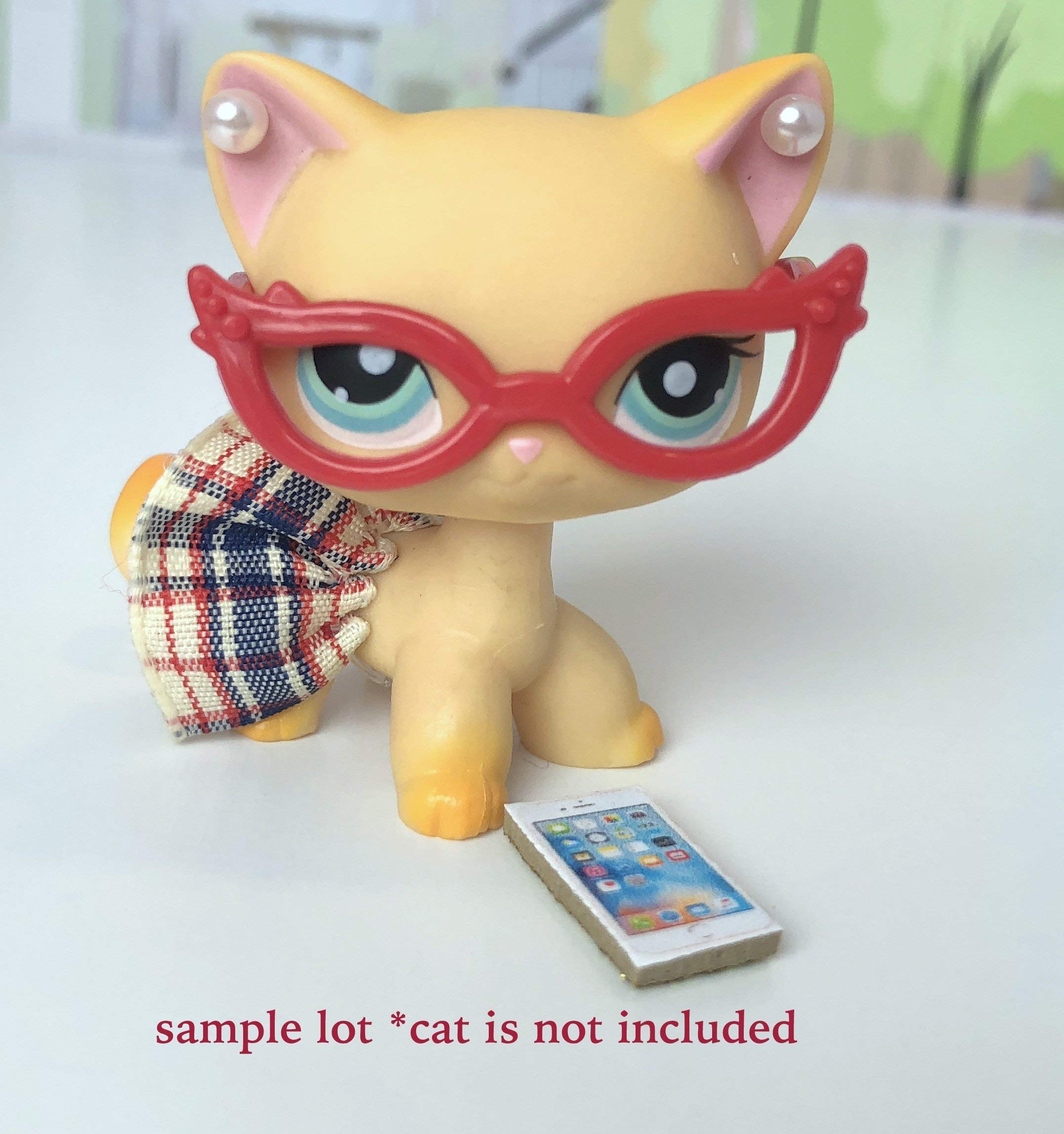 LPS Littlest Pet Shop Random Accessories Nerd School Skirt Glasses Lot