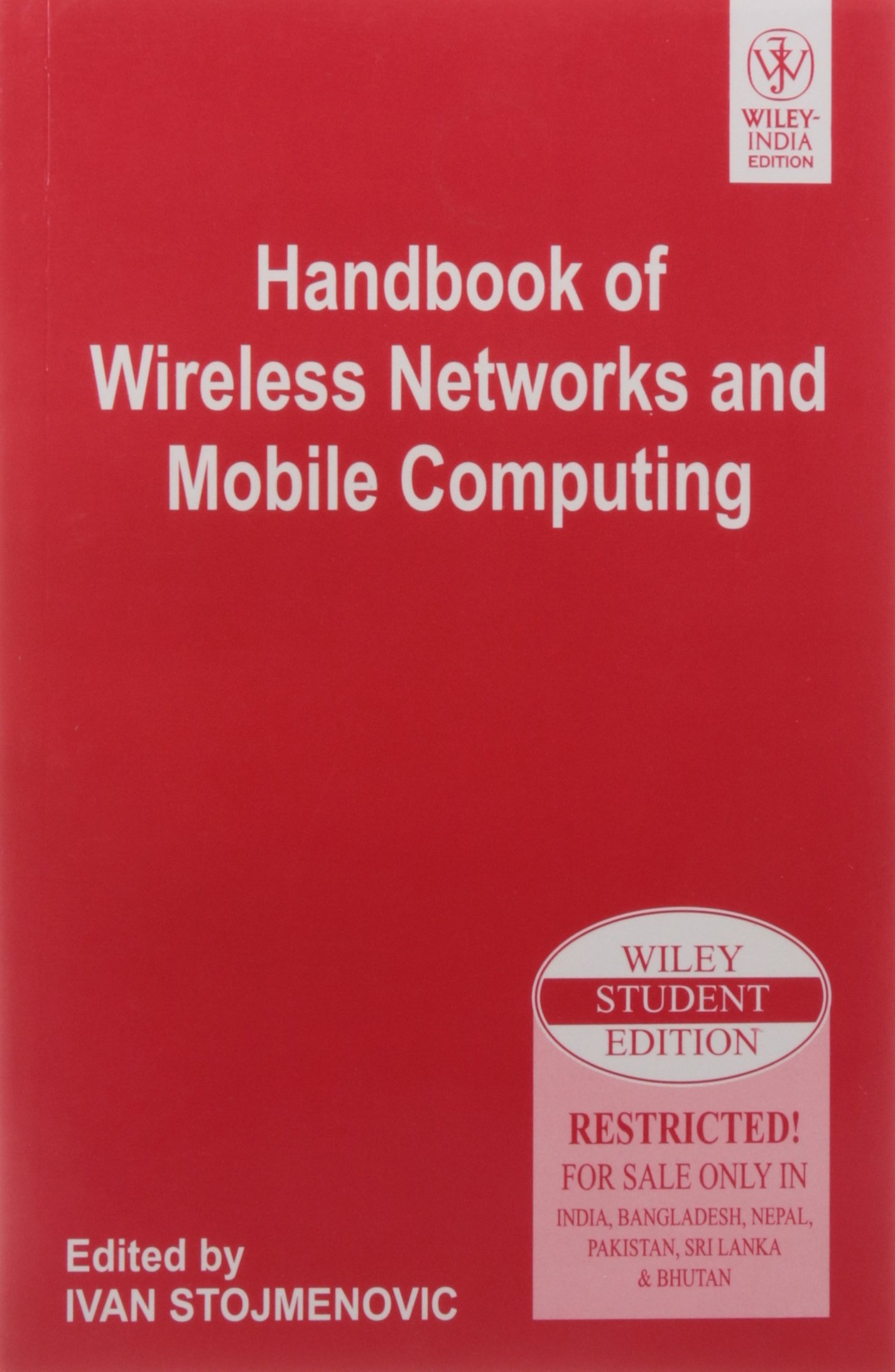 IVAN STOJMENOVIC HANDBOOK OF WIRELESS NETWORKS AND MOBILE COMPUTING PDF