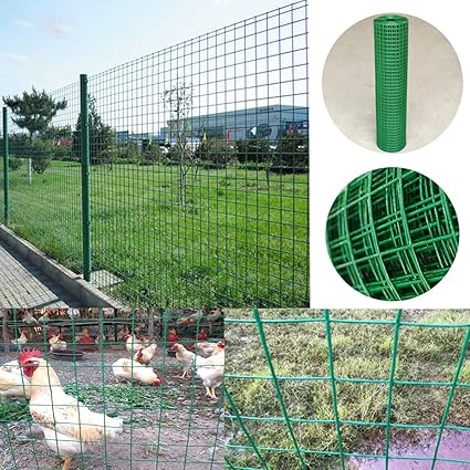 Amazoncom Kingso 40 X 98 Pvc Coated Mesh Galvanized Poultry