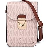 MKP Women Fashion Signature Lightweight Cute Small Crossbody Bags Cell Phone Purse Wallet Shoulder Bag With Snap Closure