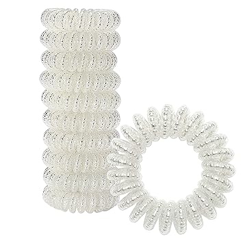 Amazon Com Joma Spiral Hair Ties 10 Pcs Enhanced Elastic Coil