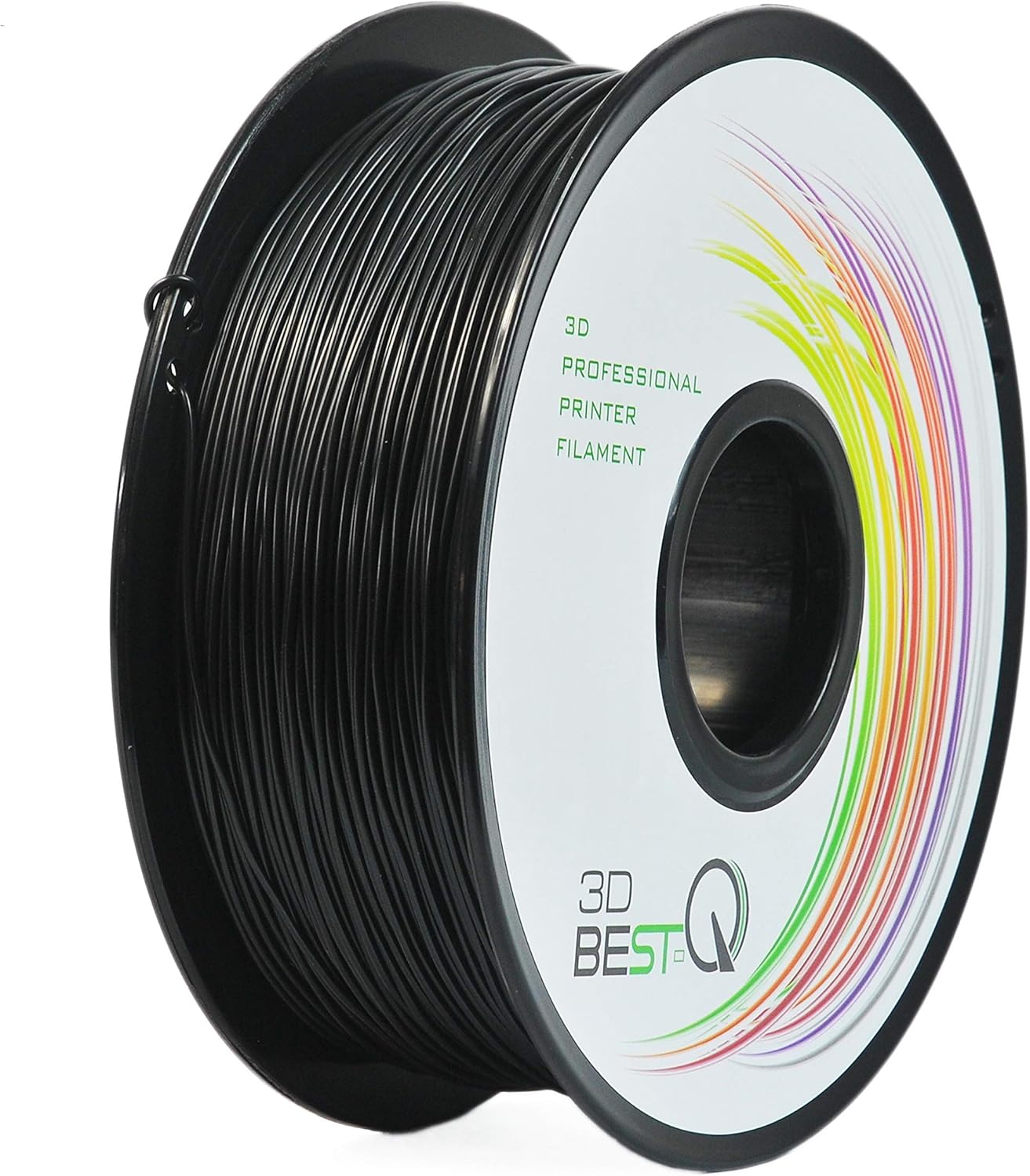 3D BEST-Q Flexible TPU 1.75mm 3D Printer Filament, Dimensional Accuracy +/- 0.03 mm, 1KG Spool, 8 Color To Choose (black)