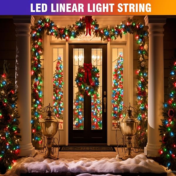 WIOPSS 400FT MULTI-COLORED STRING LIGHTS – LED EXTRA LONG OUTDOOR WATERPROOF FAIRY LIGHTS WITH REMOTE, DIMMABLE TIMER DECORATIVE LIGHTING FOR CHRISTMAS, WEDDING, PATIO, YARD, PARTY DÉCOR