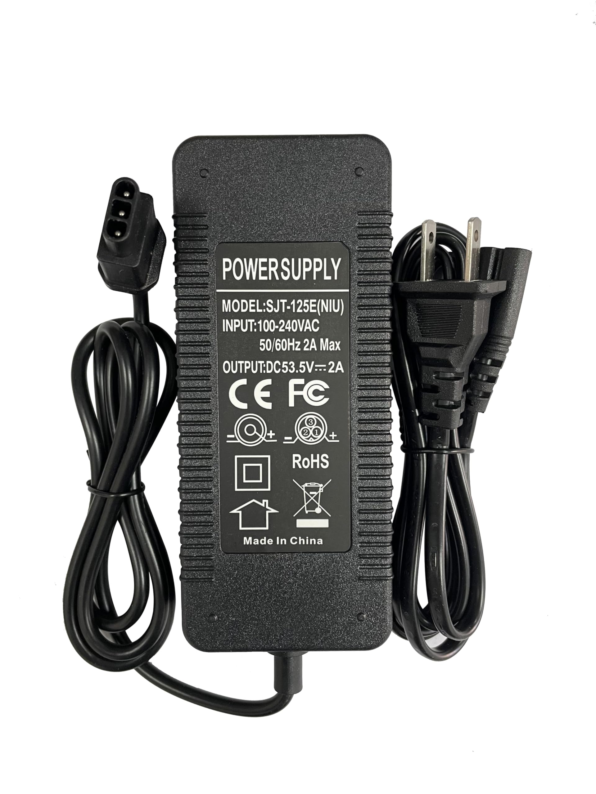 KQI23 KQi2 KQi1 Pro Scooter Charger for NIU KQi Air/Air X & KQi3/Pro/Sport/Max & KQi2 Pro & KQi1 Pro/Sport Charger 53.5V 2A