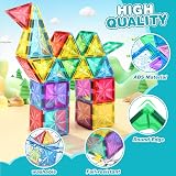 Lovchil Magnetic Tiles STEM Blocks 61PCS Education Set for Kids 3 4 5 6 view 3