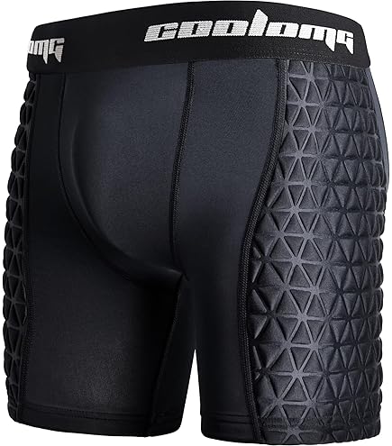 Youper Adult Elite Compression Padded Sliding Shorts W/Cup - Main Image