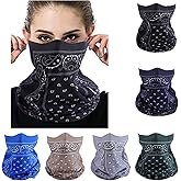 Face Mask Multi Bandana Neck Gaiter Seamless Magic Headband Outdoor Face Scarf for Dust Wind and UV Resistance