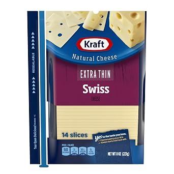 Kraft deli Fresh Extra thin swiss slices - 14 slices 8oz (021000018574)