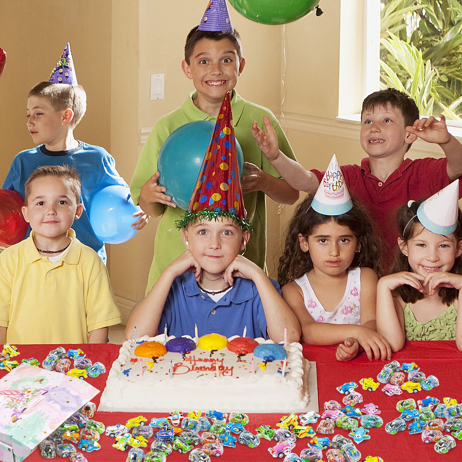 Vileafy 50 Pull Back Cars and Planes Bulk Set– Treasure Box Toys for Classroom, Party Favors for Kids 3-5,Carnival Prizes and Goodie Bags Stuffers for Boys and Girls