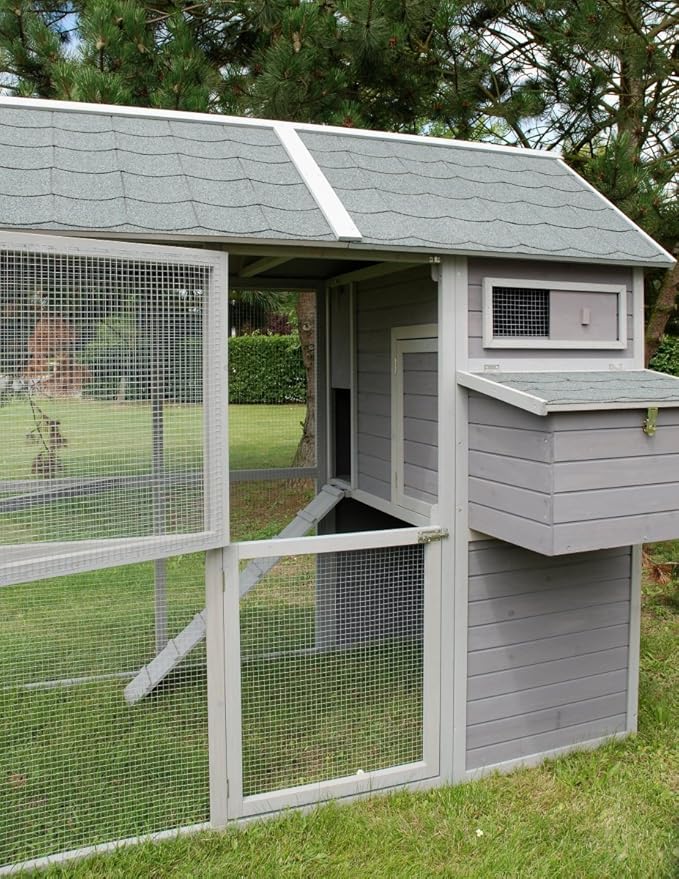 Poulailler Dextérieur En Bois Medium Square 2 Lifland