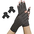 Doctor Developed Compression Gloves for Women and Men, Open-Finger Arthritis Gloves, Typing Gloves, Arthritis & Carpal Tunnel
