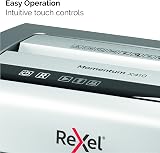 Rexel Momentum X410 Cross Cut Shredder 11-10 Sheets 23 L Bin Black view 8