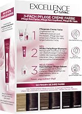 L'Oreal Paris Excellence 3 Darkest Brown Triple Pack Hair Dye view 2