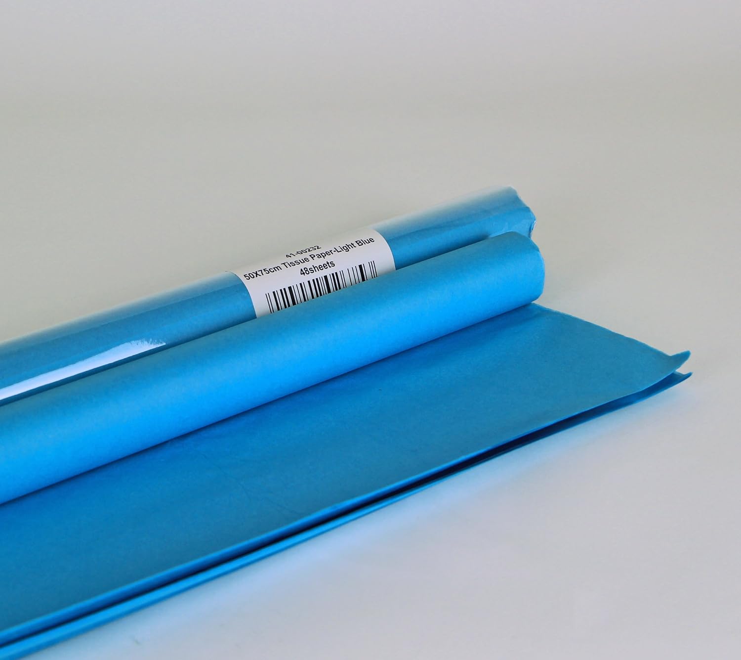 48 Sheets Acid Free Tissue Paper Roll 760mm x 510mm LIGHT PALE BABY BLUE (Florists, Crafts