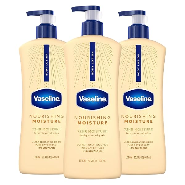 VASELINE INTENSIVE CARE NOURISHING MOISTURE BODY LOTION 3...