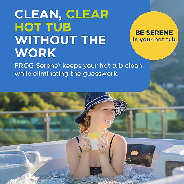 FROG SERENE REPLACEMENT MINERAL CARTRIDGES FOR USE WITH HOT TUB FROG SERENE FLOATING SANITIZING SYSTEM – PREFILLED FOR QUICK & EASY HOT TUB MAINTENANCE