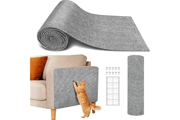 Cat Scratch Couch Furniture Protector, Adhesive Cat Scratch Pad Deterrent for Furniture, DIY Wall Climbing Cat Scratcher Couc
