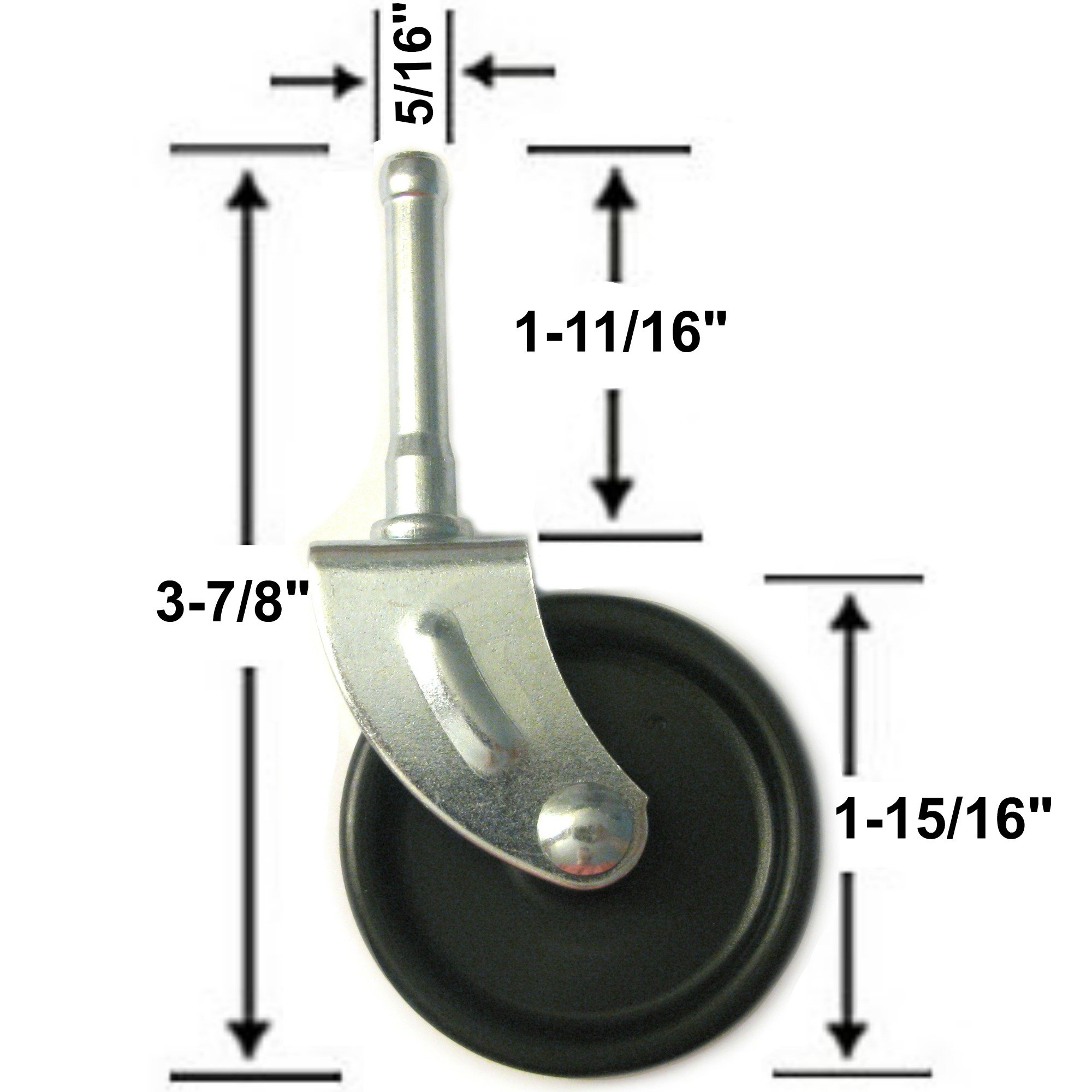 SHOPVAC Replacement Metal Shank Caster (1 Caster Wheel) 4204200 eBay