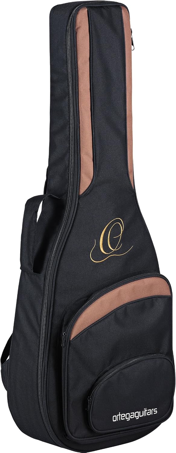 Ortega Guitars Pro Series Bag, 4/4 Classical Guitar Bag, Height 103.5 cm, Width 37.15 cm, Wide Neck Brace, Shoulder Straps