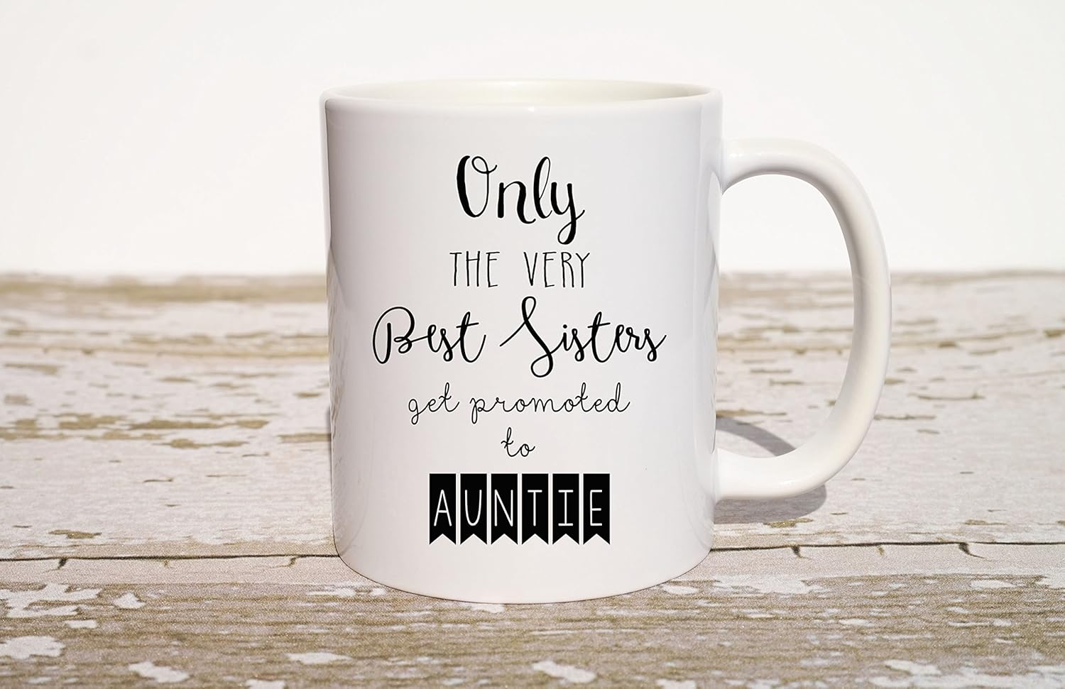 only the best sisters get promoted to aunt mug