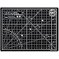 Elan Cutting Mat A4 Black & Taupe, Self Healing Cutting Mat 9x12 Inch, 5-Ply Craft Board Black, Hobby Board for Crafts 9x12 Inch