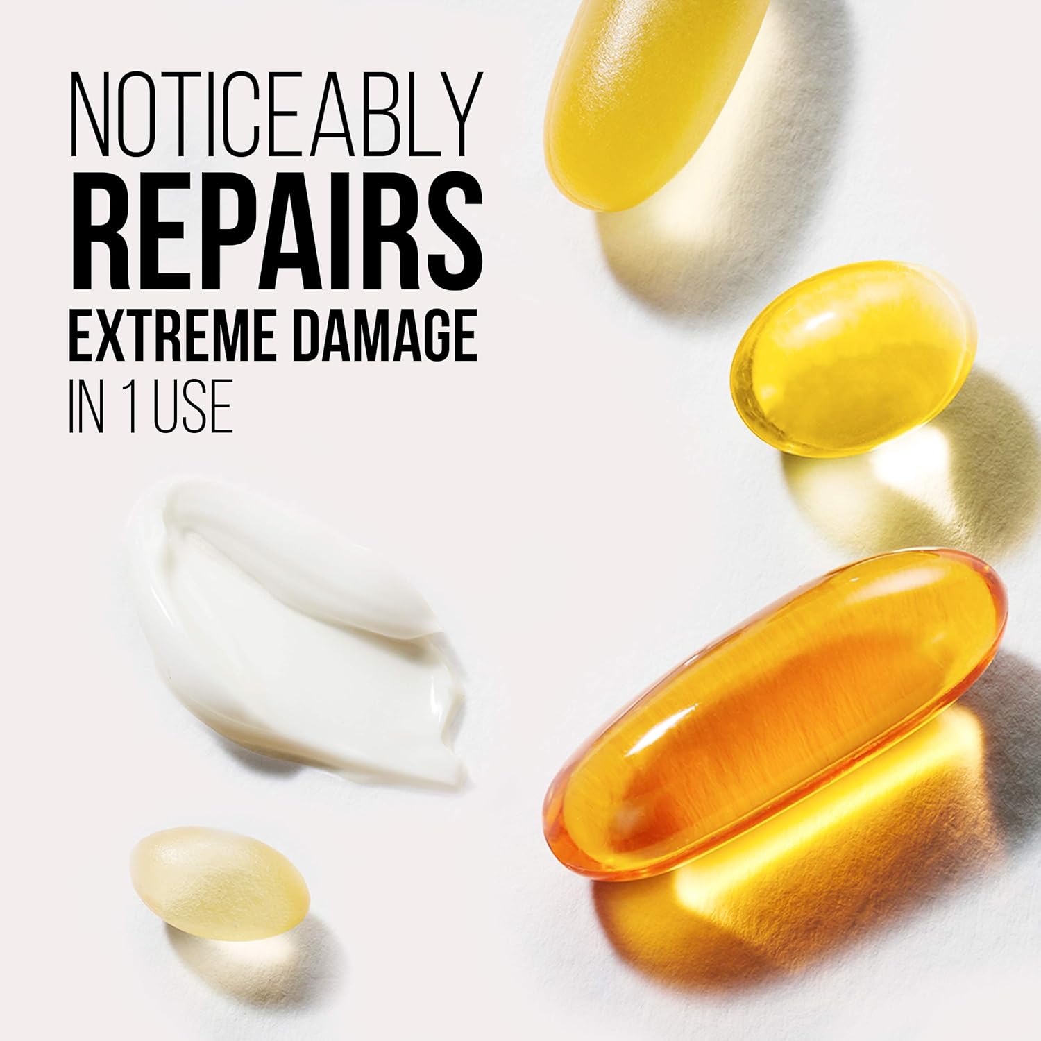 Pantene, Rescue Shots Hair Ampoules Treatment, Intensive Repair of Damaged Hair, Pro-V, 1.5 Fl Oz, Twin Pack : Beauty