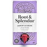 Root & Splendor Ultra Concentrated All Natural Laundry Detergent Liquid - Plant Based, Enzymatic Laundry Soap, Hush Scent, 1.5 Liter, 100 Loads