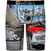 Ethika Boy's Staple Boxer Briefs, Soft 4-Way Stretch, No Ride-Up Fit - Skeert Off