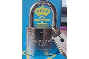 Anchor LAS 610-1S 20 Small Padlock, Swedish Made, Includes 2 Keys
