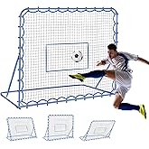 Winthai Soccer Rebounder Net, Quick-Switch Angle Soccer Training for Control, Passing Practice, Easy Setup Soccer Goal Rebounder Gifts Aids & Equipment for Kids,Teens & Adults
