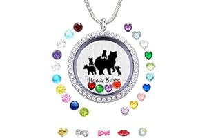 GOKING Mama Bear Floating Locket