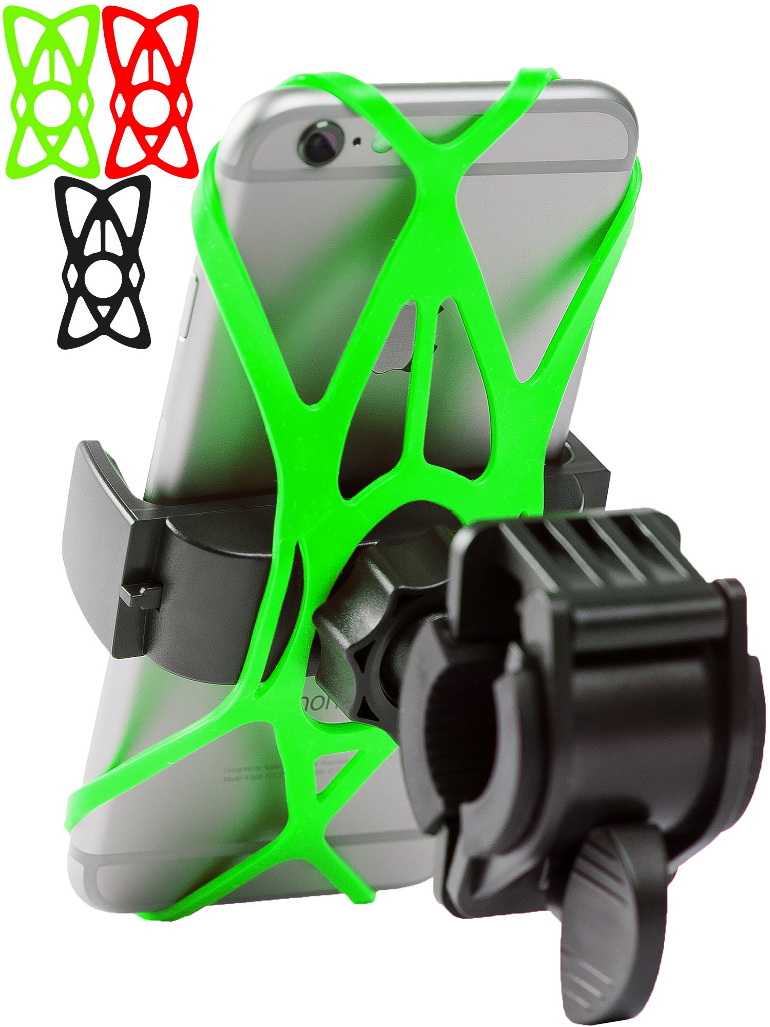 Bike Phone Mount for any Smart Phone iPhone X 8 7 6 5 plus Samsung