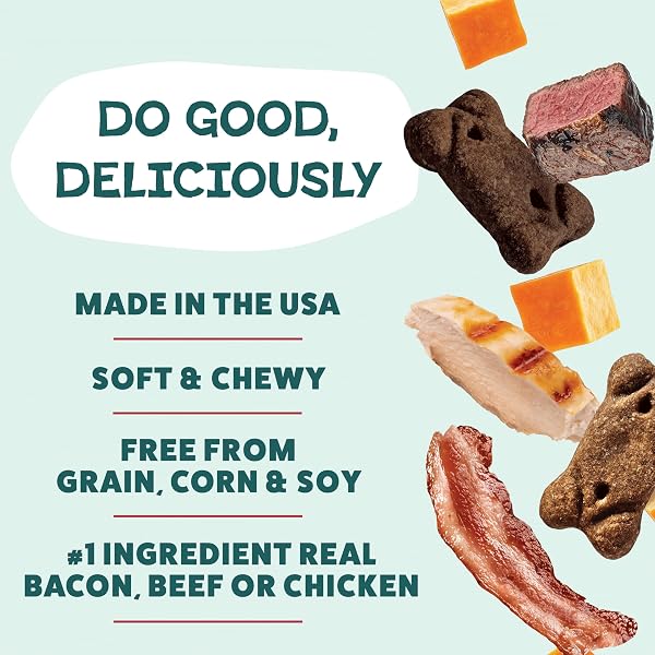SHAMELESS PETS SOFT & CHEWY DOG TREATS, MEATY TENDERS VARIETY (3-PACK) – REAL MEAT IS 1ST INGREDIENT – GRAIN FREE, NO CORN OR SOY – DIGESTIVE SUPPORT – FOR SMALL, MEDIUM & LARGE DOGS
