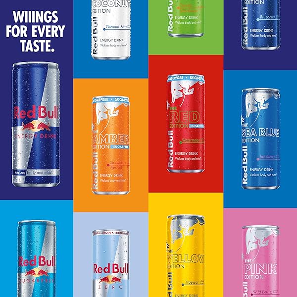 RED BULL GREEN EDITION ENERGY DRINK, CURUBA ELDERFLOWER, 8.4 FL. OZ., PACK OF 4 CANS, WITH 80MG CAFFEINE, TAURINE & B VITAMINS