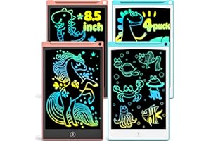 TECJOE LCD Writing Tablet, 8.5 Inch Colorful Doodle Board Drawing Tablet for Kids, Christmas Stocking Stuffers Birthday Gifts Travel Games Toys for Age 3 4 5 6 Boys Girls Toddles