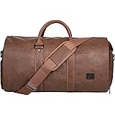 seyfocnia Convertible Travel Garment Bag,Carry on Garment Duffel Bag for Men Women - 2 in 1 Hanging Suitcase Suit Business Travel Bag