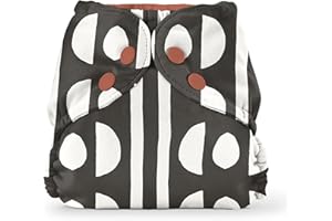 Esembly Cloth Diaper Cover - Reusable Swim Diaper, Waterproof, Breathable - Adjustable Outer Layer Over Absorbent Inner for B