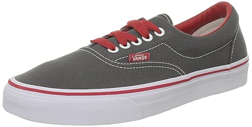vans era red grey