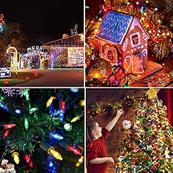 KOUQIYA Battery Operated Christmas Lights, 33ft 100