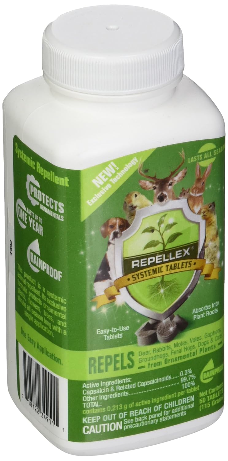 Repellex 20001 50Count Systemic Animal Repellent Amazon.co.uk Garden