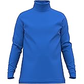 Men's 100% Interlock Knit Combed Cotton Super-Soft Pre-Washed Ski Casual Droptail Turtleneck Pullover Sweater