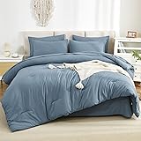 Litanika Comforter King Size Set Grayish Blue - 7