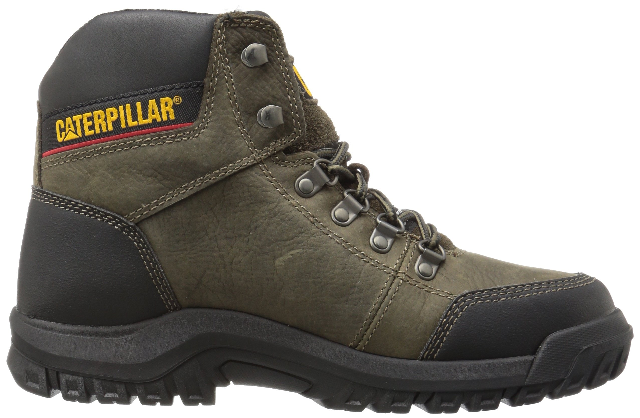 Caterpillar Men's Outline Steel Toe Work Boot, Dark Gull Grey, 11 W US