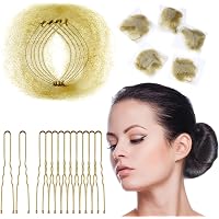 Wenobby U-Haarnadeln 7,1 Cm - 100 Stück Blonde Bobby Pins Mit Aufbewahrungsboxen
