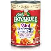 Chef Boyardee Mini Beef Ravioli and Meatballs, 15 Oz Can