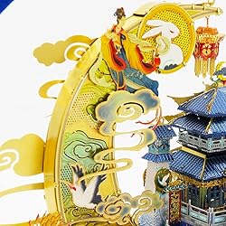 MU Moon Palace 3D Metal Puzzles for Adult to Build