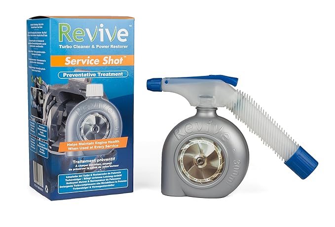 REVIVE Turbolader Reiniger Service Shot // Vorbeugung gegen Verkokungen // Inklusive Pumpsprüher // Erhält die Motorleistung 