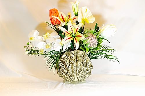 Amazon Com Nearly Natural Tropical Artificial Arrangement Home