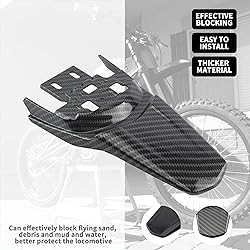 ABCERRSI Sur ron back fender,Imitation Carbon Fiber